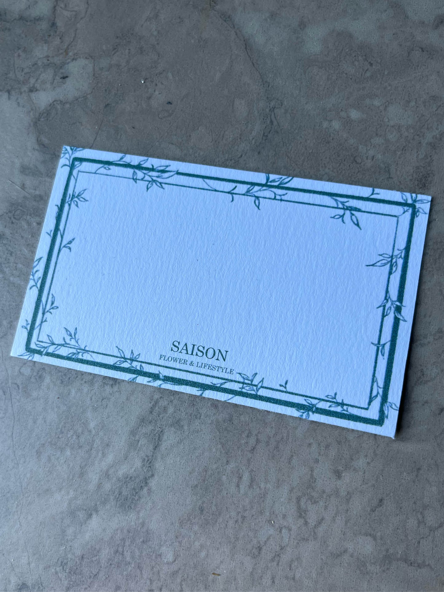 メッセージカード 無地(+¥150)