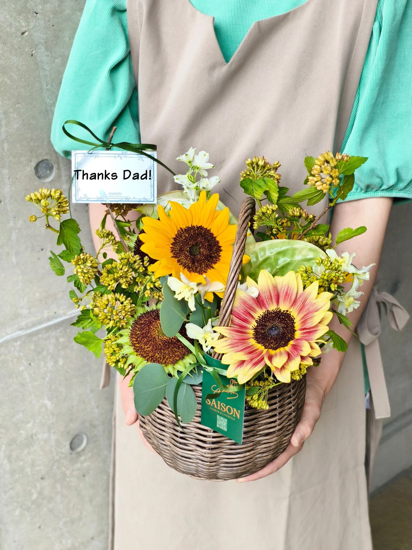 【ご来店】Father's day Basket(アレンジメント)