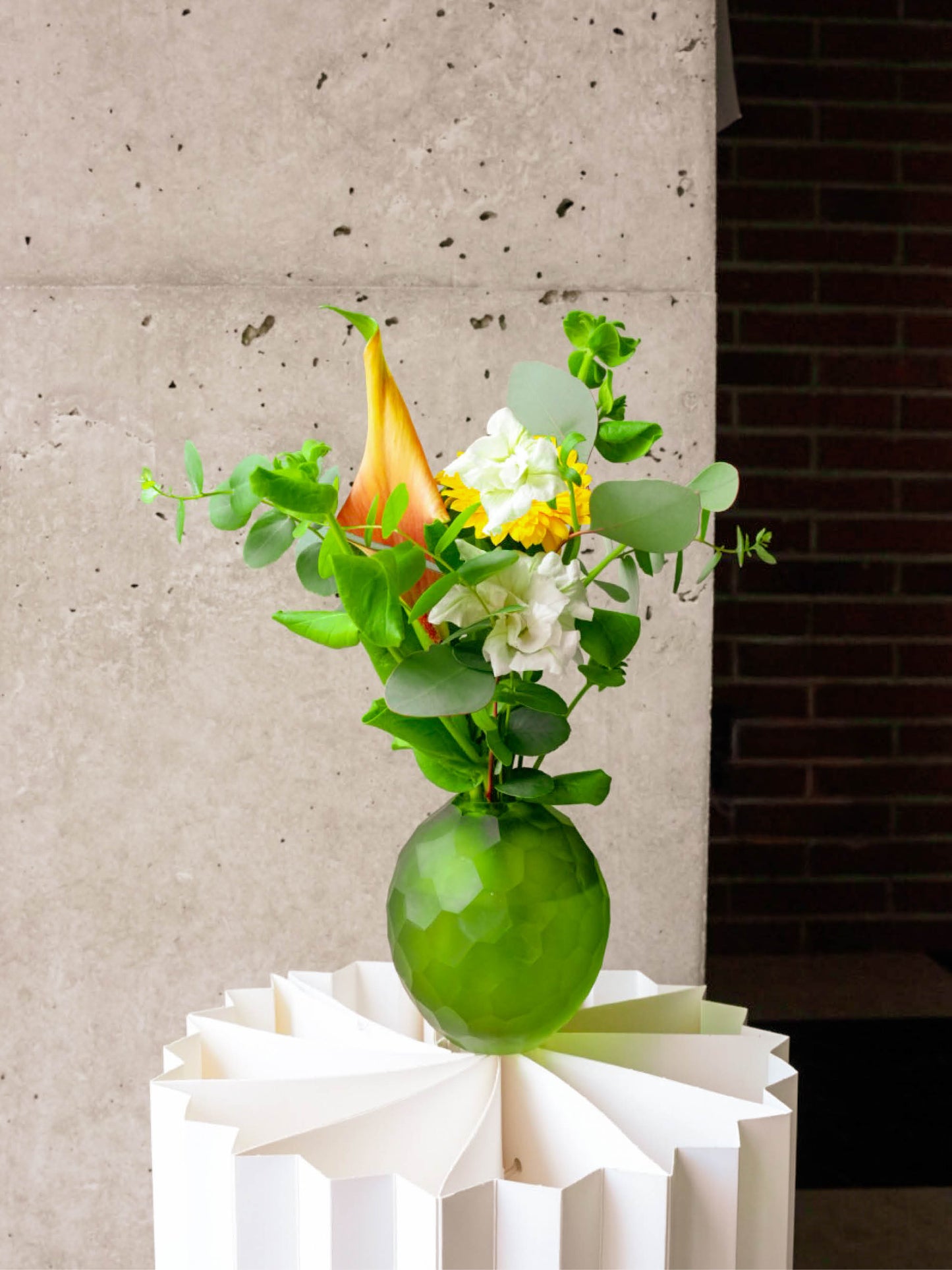 SAISON style アレンジメント cheerful（黄色オレンジ系）