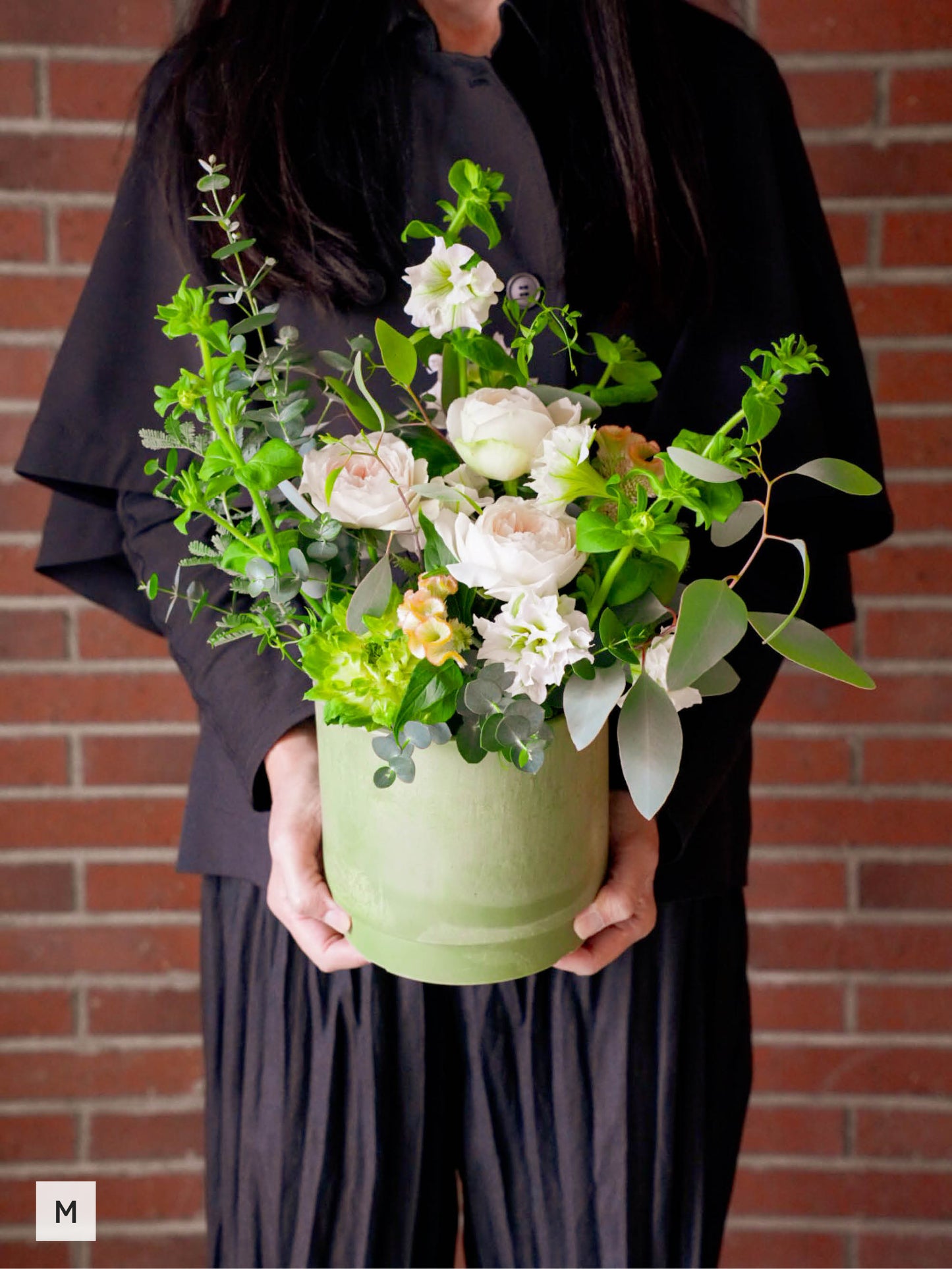 SAISON style アレンジメント calm（白グリーン系）