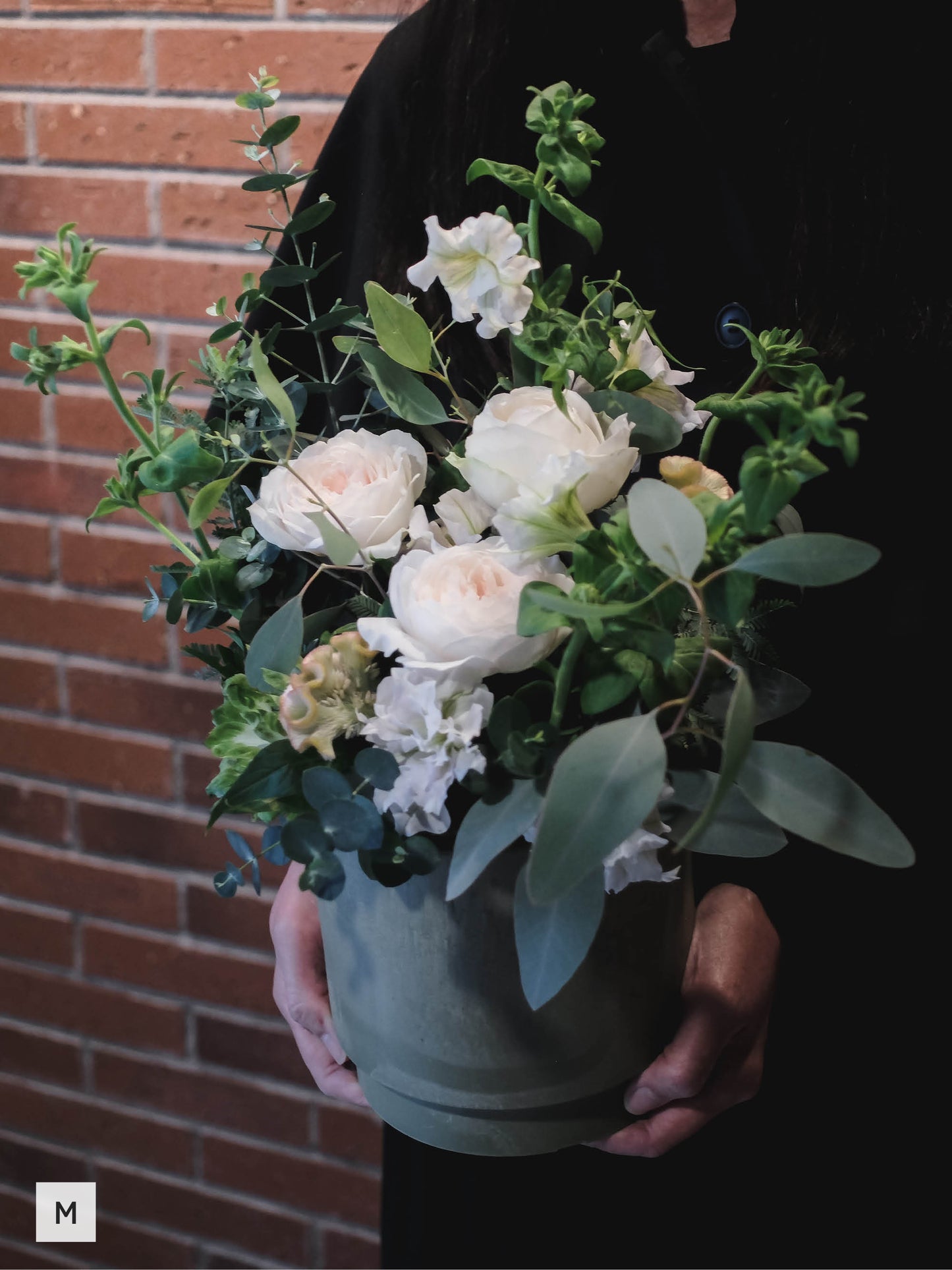 SAISON style アレンジメント calm（白グリーン系）