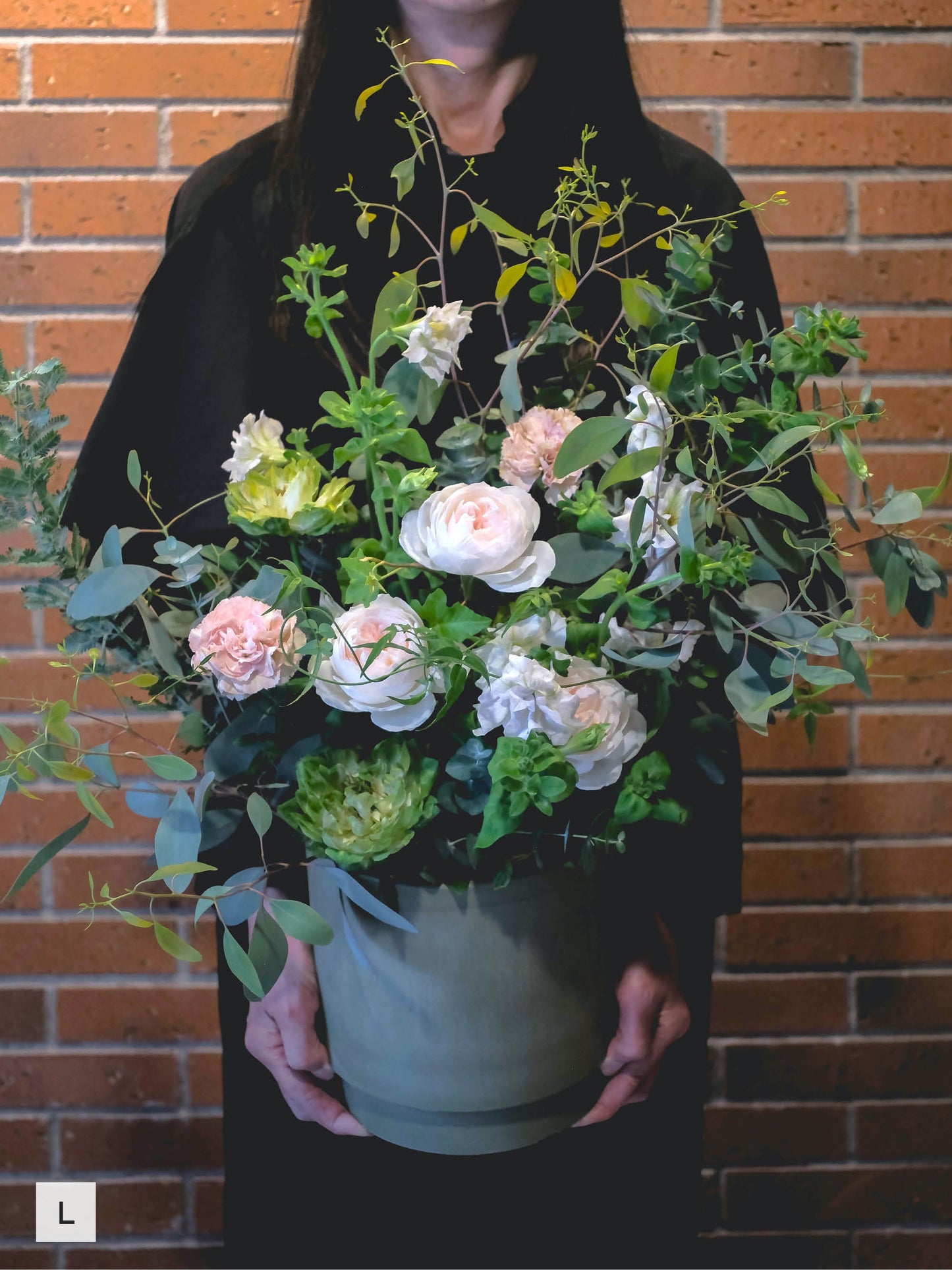 SAISON style アレンジメント calm（白グリーン系）