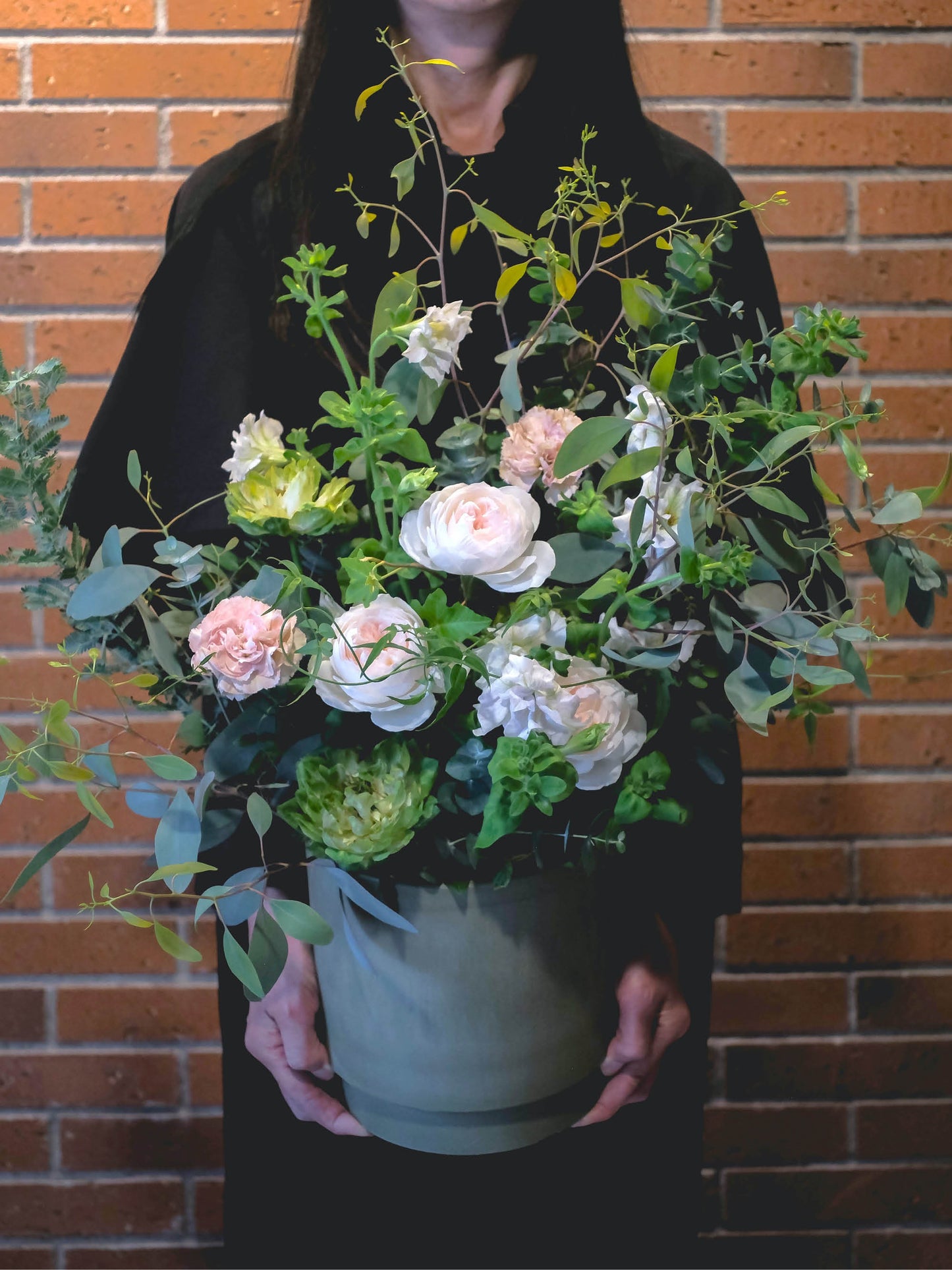 SAISON style アレンジメント calm（白グリーン系）